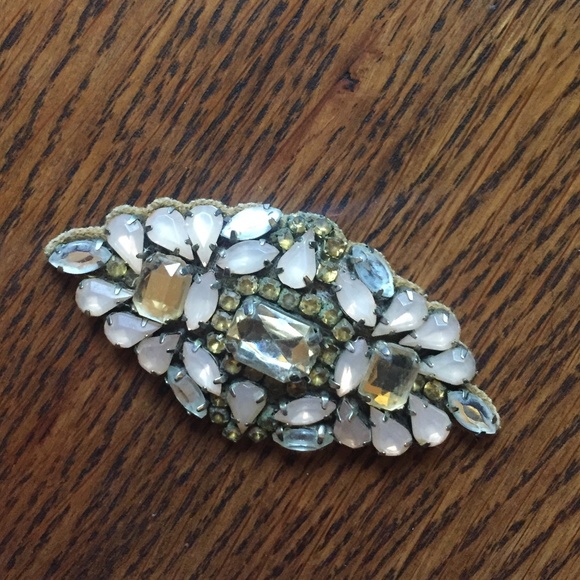 Anthropologie boho gemstone pretty hair clip - Picture 2 of 3